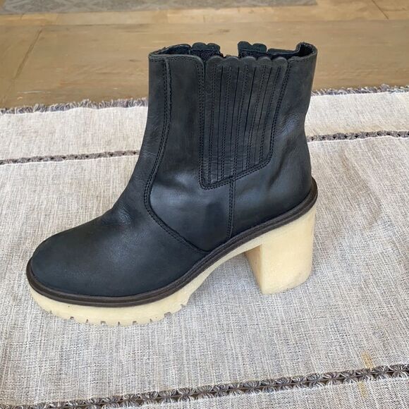 Free People James Black Chelsea Boot EU 37 US 6.5 - Picture 7 of 10
